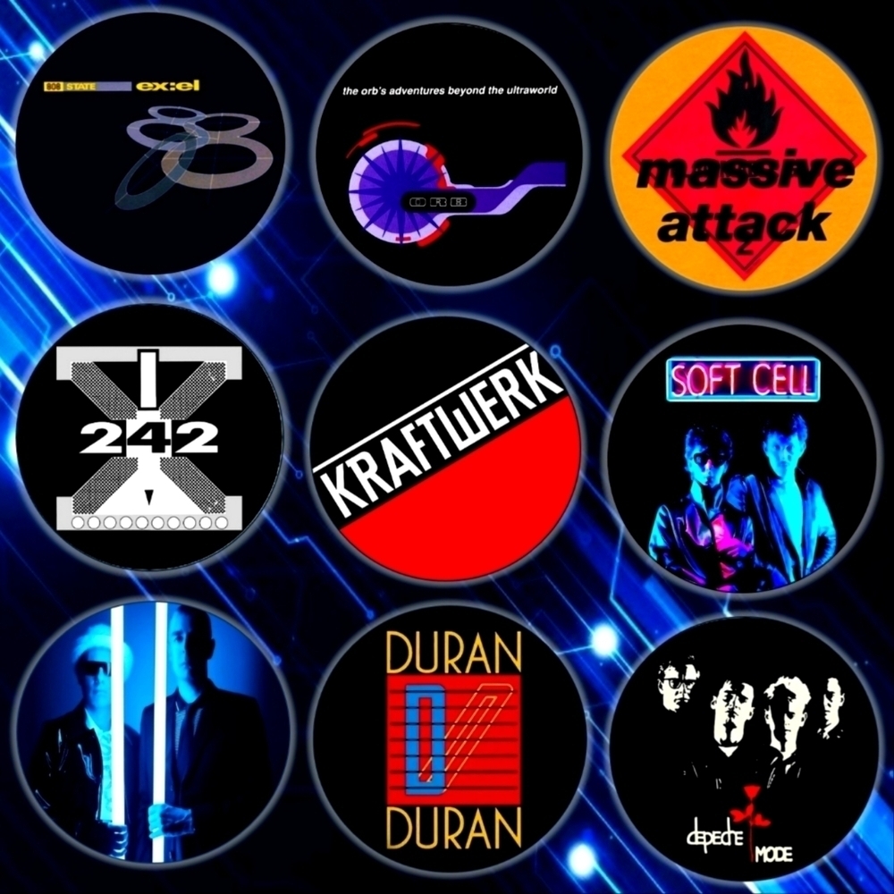 80's Band Magnets Depeche Mode Duran Duran